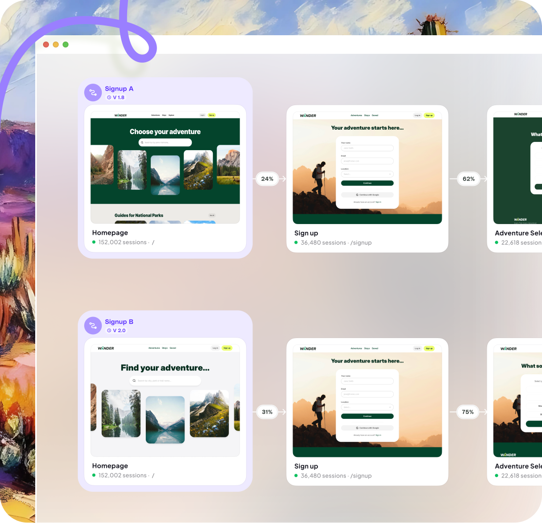 Every release
auto-captured