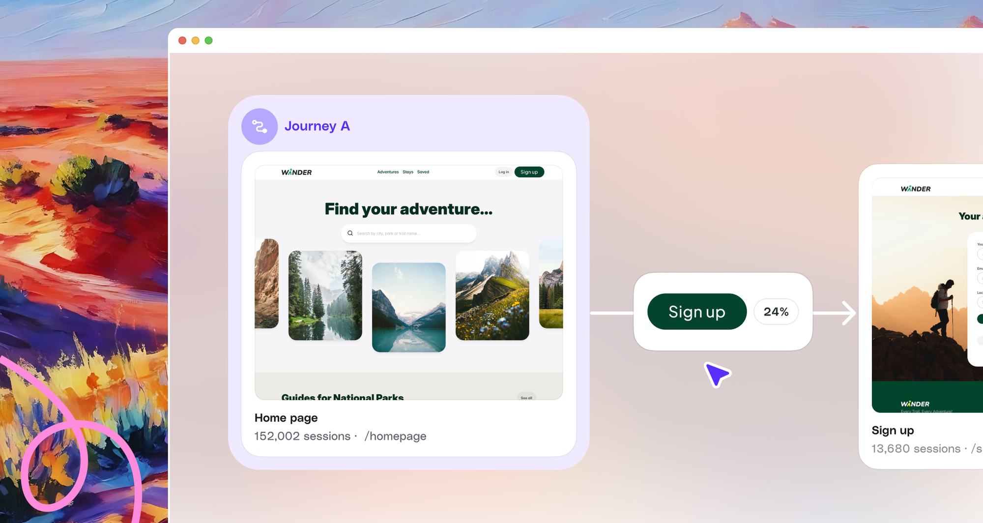 Track every button illustration