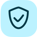 Powerful privacy controls  icon