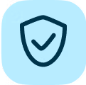 Powerful privacy controls icon